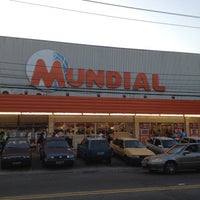 Photo taken at Supermercados Mundial by João Luiz F. on 5/10/2013