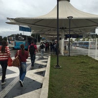 Photo taken at BRT - Estação Fundão (Terminal Aroldo Melodia) by João Luiz F. on 6/7/2016