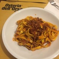 Photo taken at Osteria dell&amp;#39;Orsa by umit t. on 3/23/2017