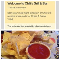 Photo taken at Chili&amp;#39;s Grill &amp;amp; Bar by Hiba on 5/3/2013