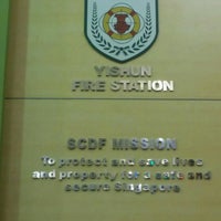 Photo taken at SCDF HQ 3rd CD Division / Yishun Fire Station by Richard J. on 5/30/2014