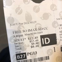 Photo taken at Navy Pier IMAX by Kevin T. on 2/4/2019