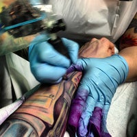 Photo taken at Two Birds Tattoo by Pioneer Pet on 2/11/2013