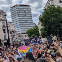 Photo taken at Pride in London Parade by Mike P. on 7/3/2022