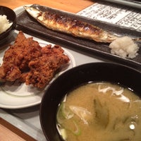 Photo taken at 根室食堂 by Kazuki S. on 5/1/2014