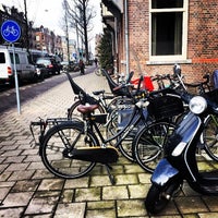 Photo taken at Hostel Cosmos Amsterdam by Tanya K. on 2/28/2014