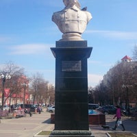 Photo taken at Памятник старшему лейтенанту Попову by Yuriy P. on 3/30/2014