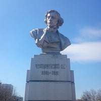 Photo taken at Памятник Чернышевскому Н.Г. by Yuriy P. on 3/30/2014