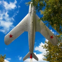 Photo taken at Памятник «Самолёт МиГ-17» by Антон Л. on 9/27/2014