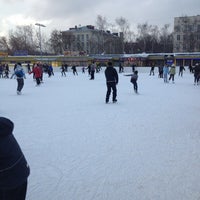 Photo taken at Каток &amp;quot;Дружба&amp;quot; by Ленуся Н. on 2/2/2013