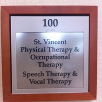 Photo taken at St. Vincent Physical, Occupational, Speech and Voice Therapy by Pastor J. on 5/28/2013