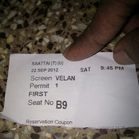 Velan movie showtime