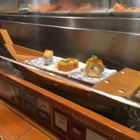 Photo taken at Sushi Boat by Kellie C. on 7/8/2016