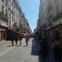 Photo taken at Rue Saint-Denis by Anton C. on 7/7/2017