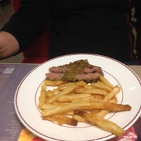 Photo taken at L&amp;#39;entrecote by Александр Г. on 4/18/2013