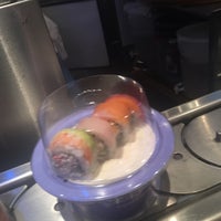 Photo taken at Blue C Sushi by Kat F. on 2/26/2016