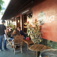 Photo taken at Dell&amp;#39;uva Wine Bar &amp;amp; Cafe by SoyeonKimberly K. on 11/5/2012