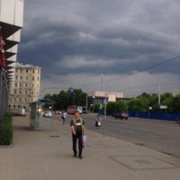 Photo taken at Трамвайная остановка 28-29 линия В.О. by Дмитрий П. on 7/15/2014