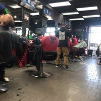 Photo taken at Queens Finest Barbershop by Stephanie A. on 4/10/2019