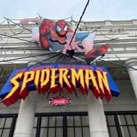 Photo taken at The Amazing Adventures of Spider-Man - The Ride 4K3D by sazz on 9/26/2023