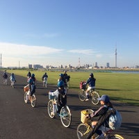 Photo taken at 荒川河川敷堀切橋少年野球場 by Takakiyo T. on 9/20/2014