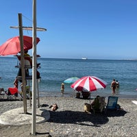 Photo taken at Playa de Baños del Carmen by Tony v. on 8/5/2022