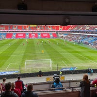 Photo taken at Ullevaal Stadion by Ivar H. on 3/25/2022