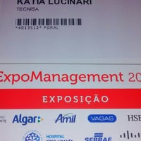 Photo taken at Expo Management 2014 by Kalu L. on 11/4/2014