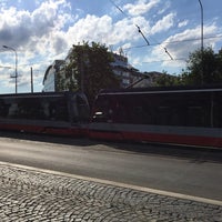 Photo taken at Pražského povstání (bus) by Natálie M. on 6/16/2016