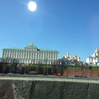 Photo taken at Кремлёвская набережная by Anastasia M. on 4/29/2013