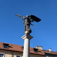 Photo taken at Angel of Užupis by Chainarong E. on 4/11/2024