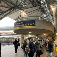 Photo taken at Manchester Airport Railway Station (MIA) by Jason C. on 1/29/2023