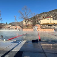 Photo taken at Glenwood Hot Springs by Andrew T. on 12/30/2023
