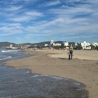 Photo taken at Santa Monica Beach - Tower 24 by Andrew T. on 10/30/2023