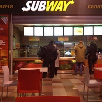 Photo taken at Subway by Алина К. on 12/20/2012