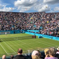 Photo taken at Queens Club Centre Court by Cs_travels on 6/20/2019