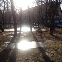 Photo taken at Площадка для выгула собак by Аня Э. on 2/28/2014