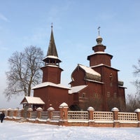 Photo taken at Церковь Иоанна Богослова на Ишне by Elina on 1/7/2016