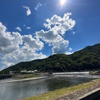 Photo taken at Arashiyama by Sam A. on 8/12/2023