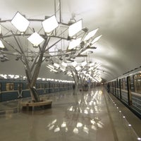 Photo taken at metro Troparyovo by Malakhaeva E. on 12/12/2014