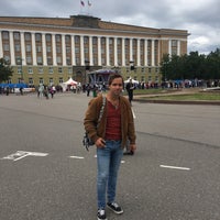 Photo taken at Площадь Победы-Софийская by Valentina on 6/10/2018