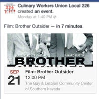 Снимок сделан в The Center, Serving the LGBTQ Community of Nevada пользователем Culinary Workers Union L. 9/21/2013