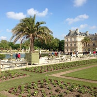Photo taken at Luxembourg Garden by Mic on 5/18/2013