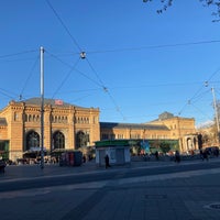 Photo taken at Hannover Hauptbahnhof by Adam B. on 4/29/2023