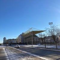 Photo taken at Оболонь-Арена by Adam B. on 1/7/2022
