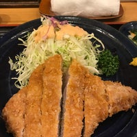 Photo taken at Tonkatsu Sankin by Ryoichi N. on 6/7/2018