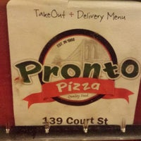 รูปภาพถ่ายที่ Pronto Pizza โดย Rick S. เมื่อ 11/18/2013