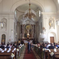 Photo taken at Kaasgrabenkirche by Peter v. on 7/2/2016