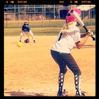 Photo taken at Bayland Park Little League by Tara T. on 11/3/2012