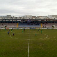 Photo taken at Estadio Francisco de la Hera by Laura P. on 2/10/2013